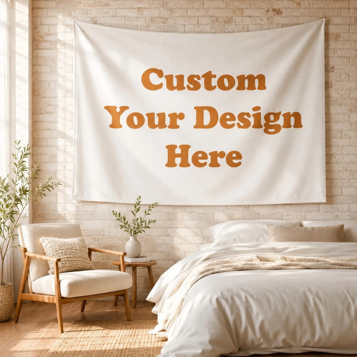 Home Decor For Wedding - パーソナライズされたカスタムタペストリー—誕生日、結婚式、ハロウィン、クリスマス、パーティーなどに最適なユニークな家の装飾品。