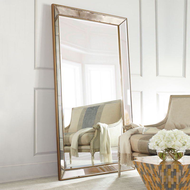 Home Decor Minimalist Style - 家のためのフランスのスタイルの鏡,シックな北欧スタイルのミラー,リビングルームの装飾,高級品,ヴィンテージ