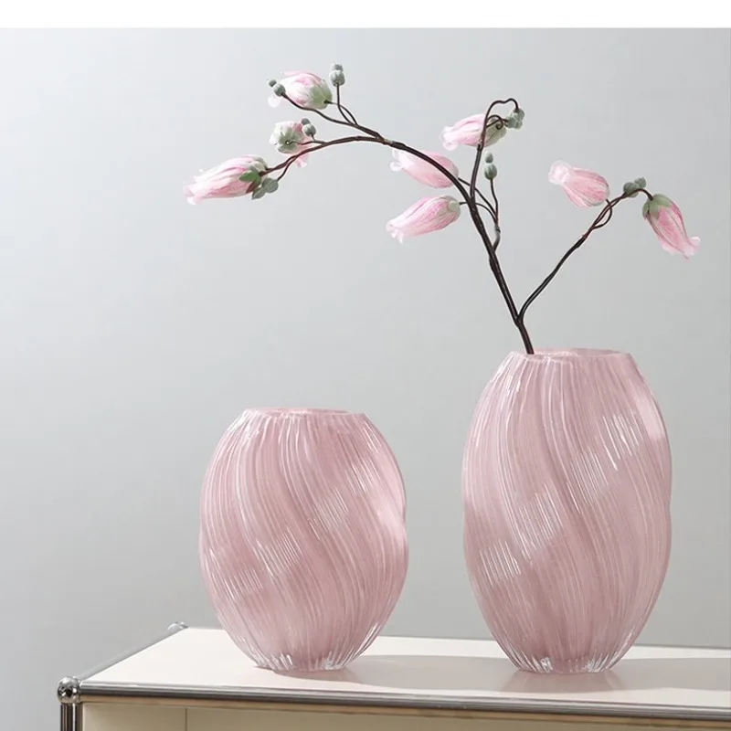 Home Decor Minimalist Style - ヨーロッパのミニマリスト風、個性的で豪華なガラス製花瓶（水耕栽培用）– エレガントなダイニングルームのインテリア