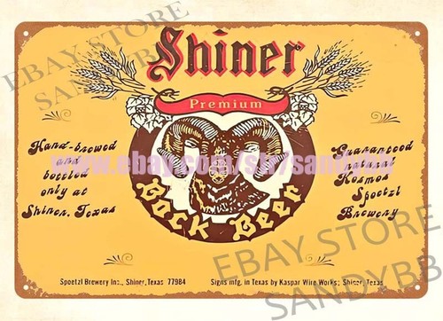Home Decor Online Shopping - シャイナービール醸造所マンケイブダイニングメタルブリキ看板家の装飾オンラインショップ
