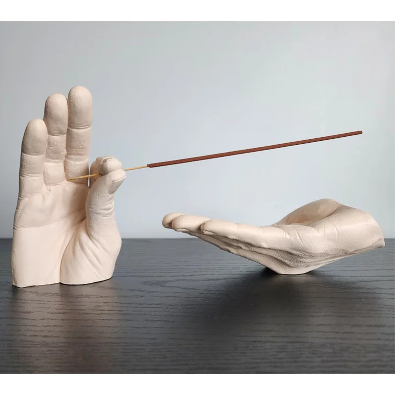 アロマディフューザーホルダースタンドハンドトレイ香り付きオイ - Incense Stick Holder のレビューと価格
