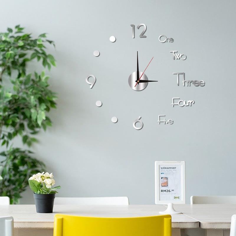 発光DIY壁掛け時計 暗闇で光る 静音：カチカチ音を立てない - Wall Clock Silent のレビューと価格