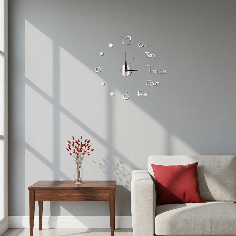 発光DIY壁掛け時計 暗闇で光る 静音：カチカチ音を立てない - Wall Clock Silent のレビューと価格