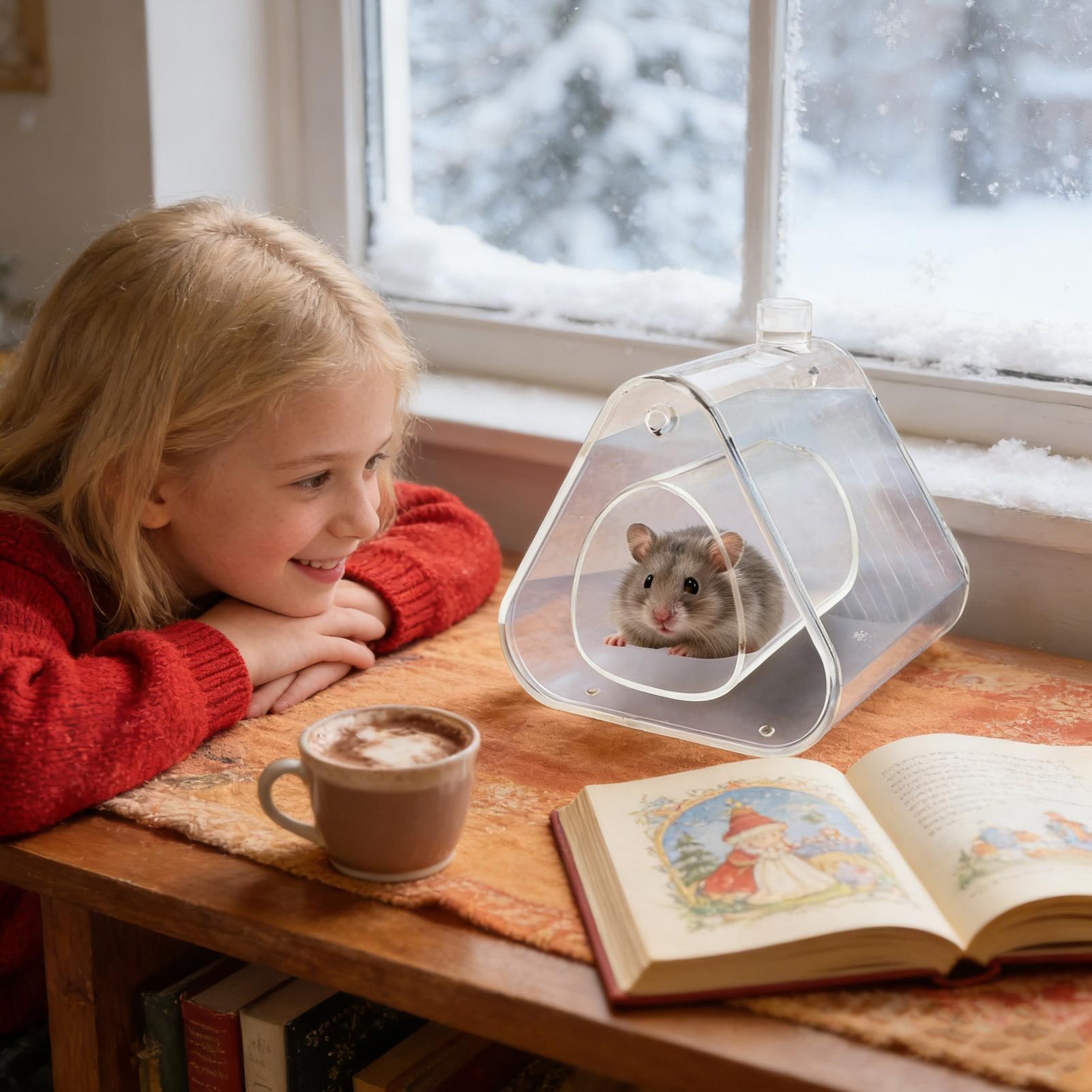 ハムスタークーラーハウス完全透明瞬間冷却防水安全洞窟小動物生 - Home Decor Habitat のレビューと価格