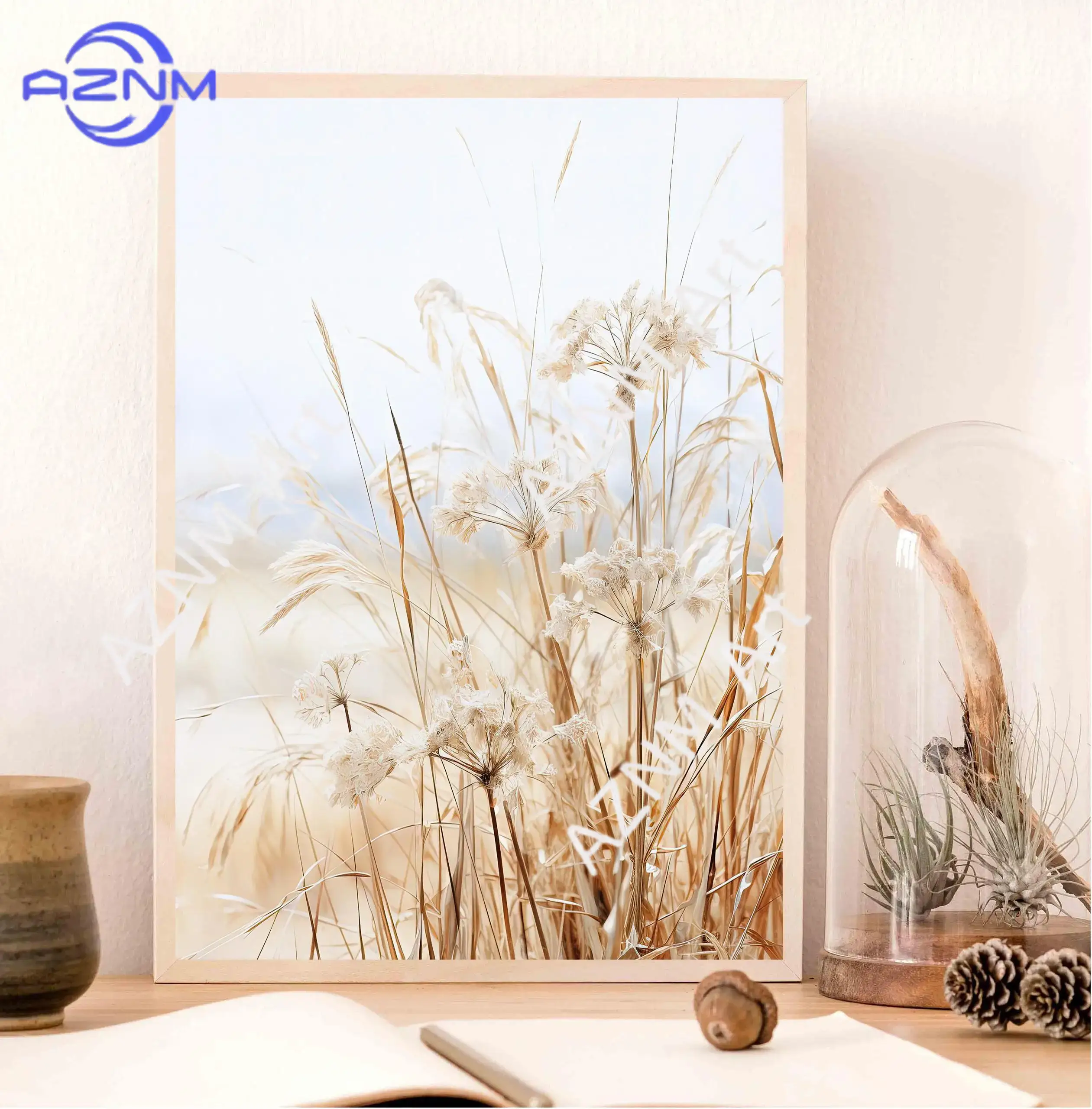 モダンボヘミアンスタイルビーチショアリードタンポポニュートラ - Home Decor Minimalist Style のレビューと価格