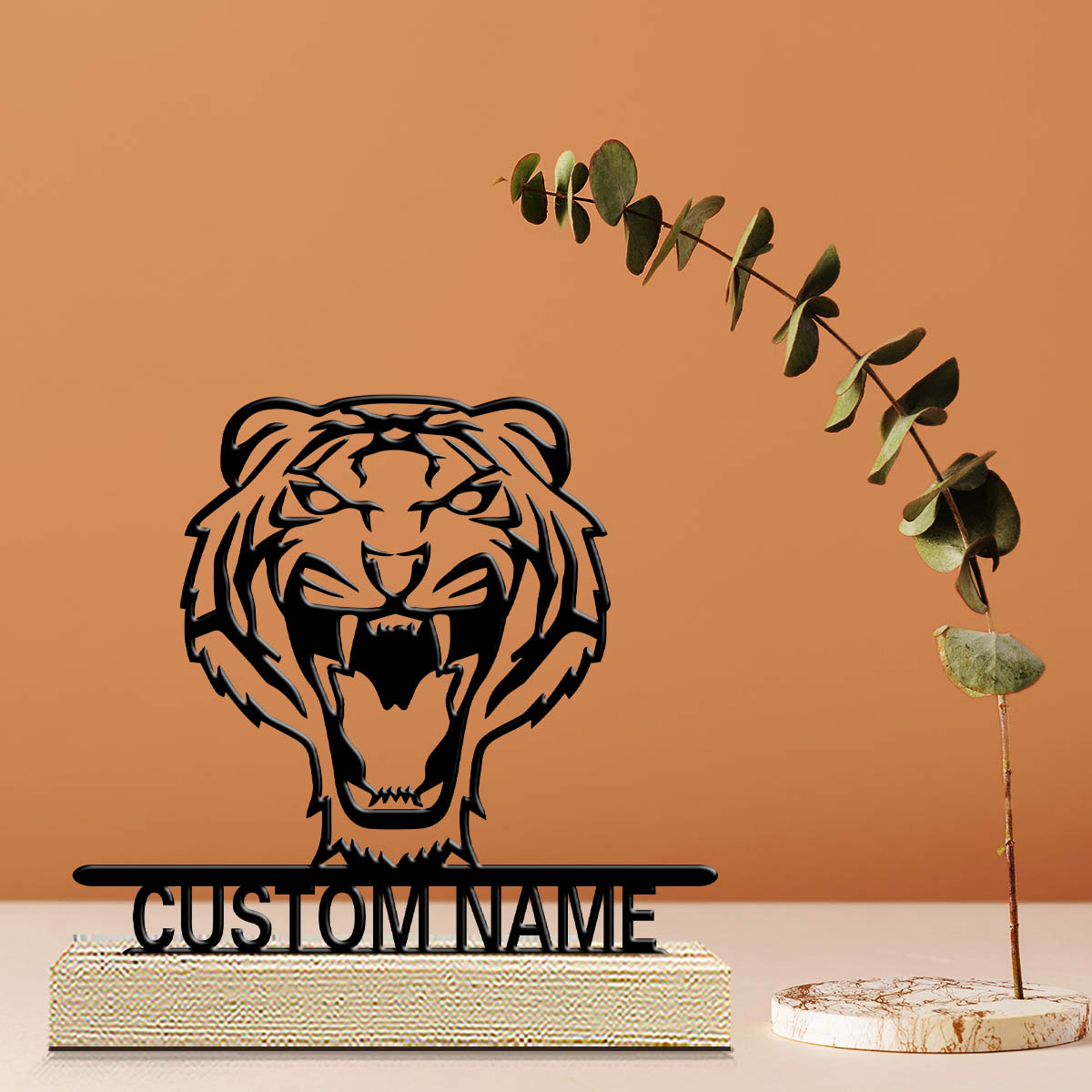 1個入り デスクトップメタルオーナメント カスタムネーム 木 - Home Decor Names のレビューと価格