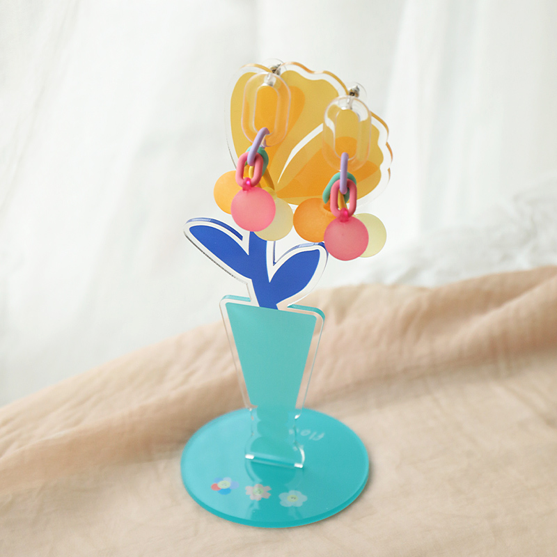 アクリルジュエリーディスプレイスタンド写真撮影用カラフルなフ - Home Decor Online Shopping のレビューと価格