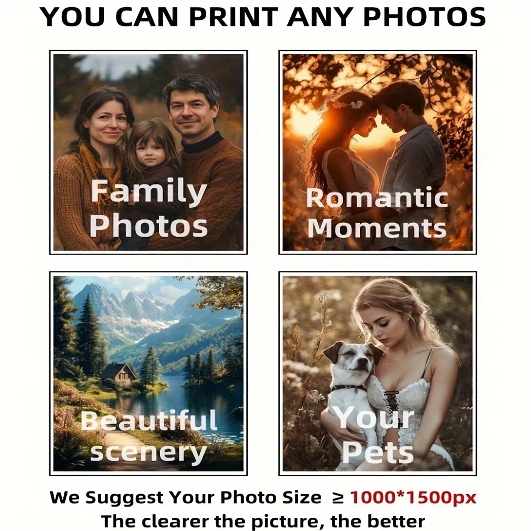 カスタムプリントキャンバス絵画あなたの写真によるキャンバスポ - Home Decor For Wedding のレビューと価格