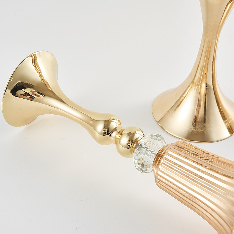 結婚式のセンターホームデコレーション用の人工クリスタル花瓶, - Home Decor Center のレビューと価格