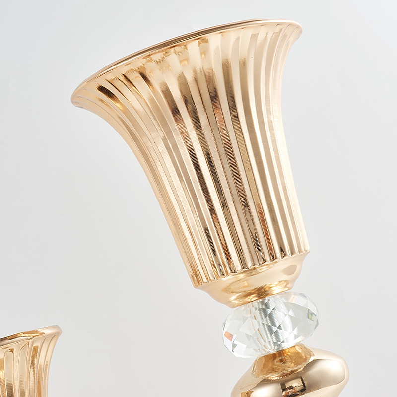 結婚式のセンターホームデコレーション用の人工クリスタル花瓶, - Home Decor Center のレビューと価格