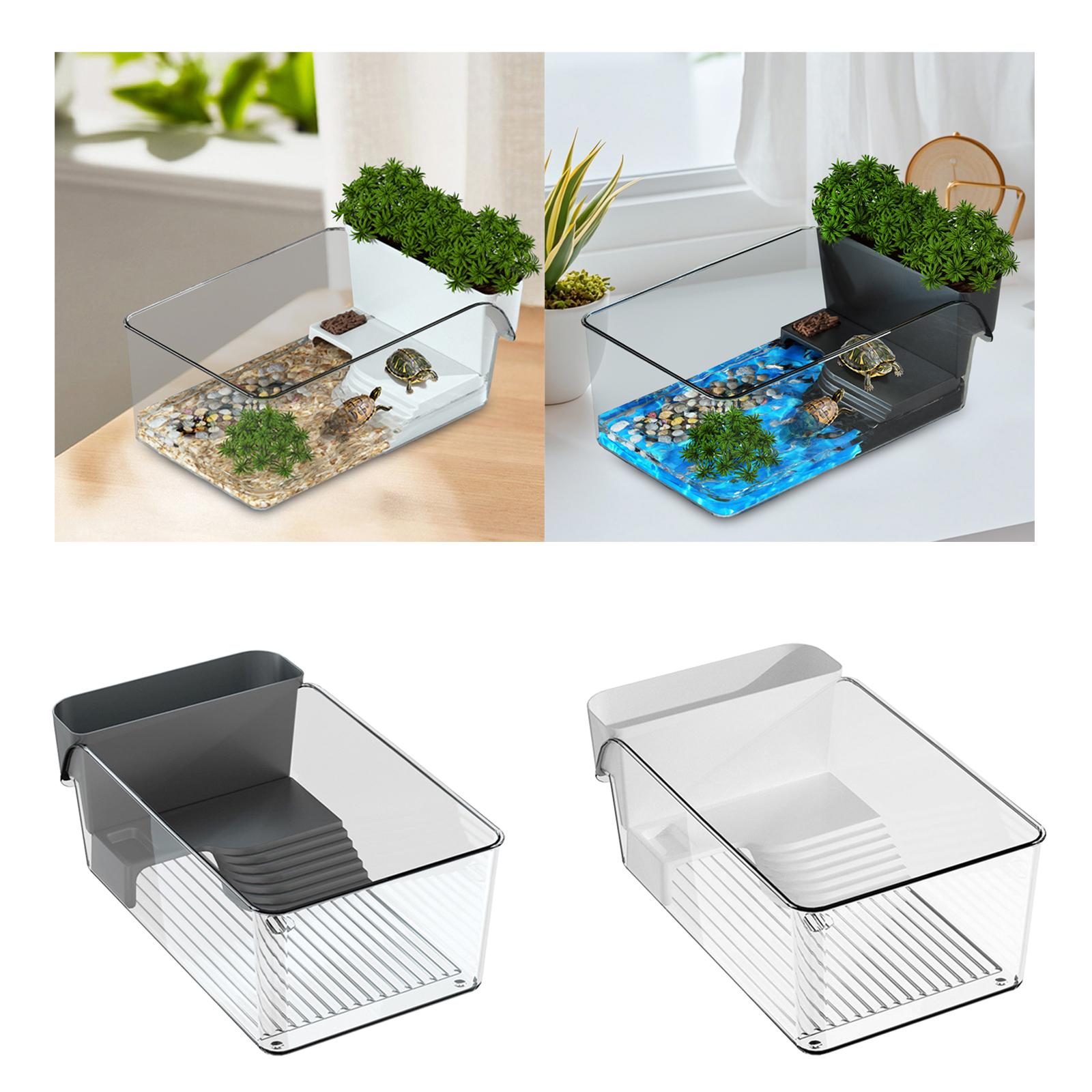 小型カメ水槽、爬虫類飼育場、装飾用、家庭用飼育ケージ、カメ飼 - Home Decor Habitat のレビューと価格