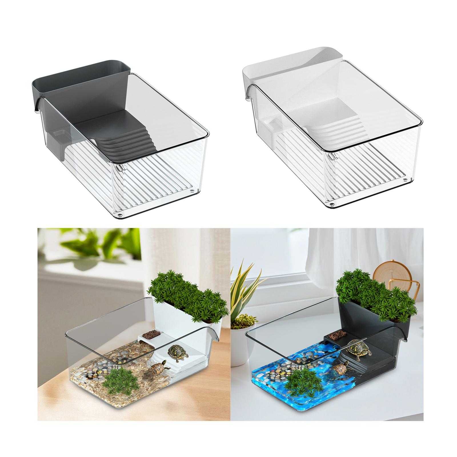小型カメ水槽、爬虫類飼育場、装飾用、家庭用飼育ケージ、カメ飼 - Home Decor Habitat のレビューと価格
