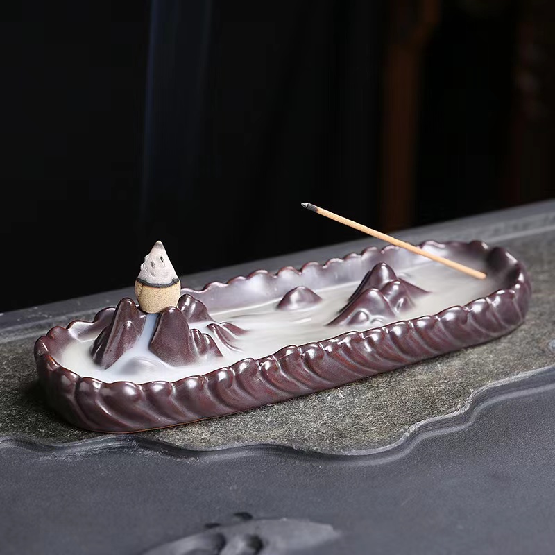 大型コンクリート香炉ホルダー,シリコン金型,粘土香炉トレイ, - Incense Stick Holder のレビューと価格
