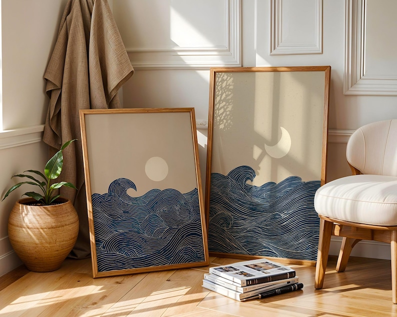 2枚セット ジャパンディ ミニマリスト ムーンクレセント キ - Home Decor Minimalist Style のレビューと価格