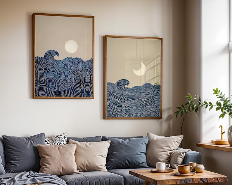 2枚セット ジャパンディ ミニマリスト ムーンクレセント キ - Home Decor Minimalist Style のレビューと価格