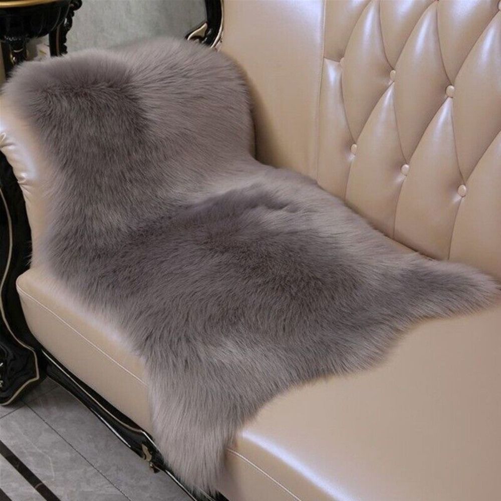 フェイクウールの毛むくじゃらの柔らかい敷物,人工シープスキン - Cowhide Rug Faux のレビューと価格