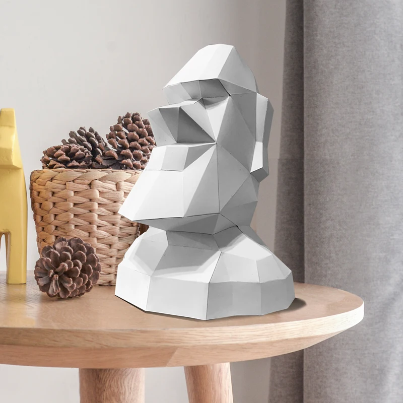イースターアイランド3Dペーパークラフト、ホーム折り紙アート - Home Decor Center のレビューと価格