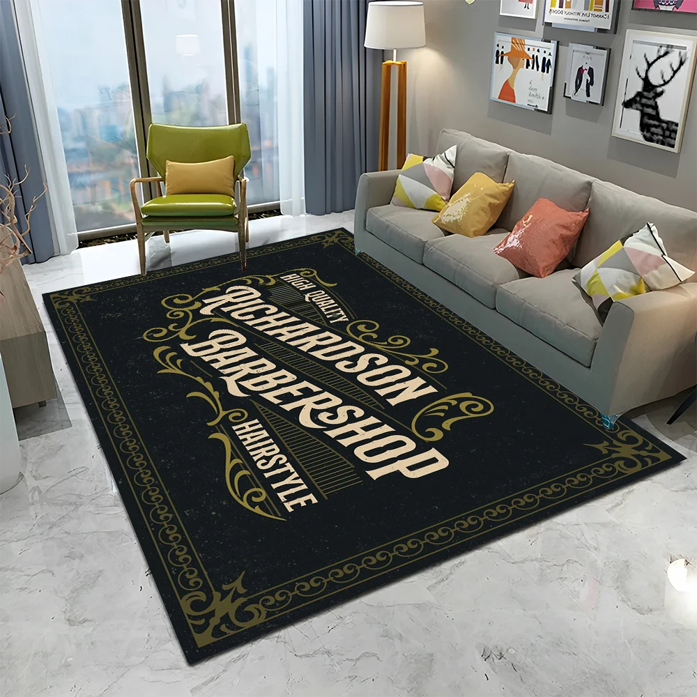 3D理髪店スカルヴィンテージサインHDカーペットラグ、ホーム - Home Decor Online Shopping のレビューと価格