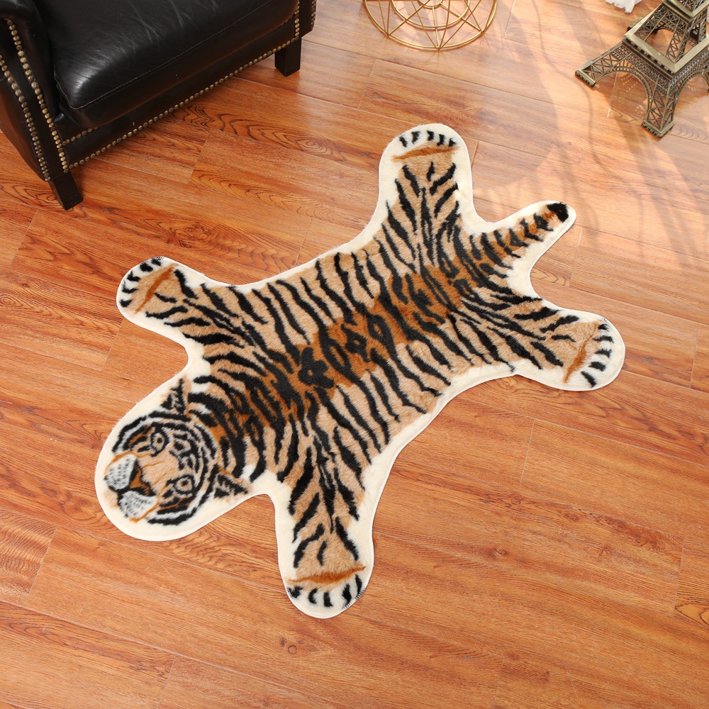 滑り止めの動物柄カーペット,動物をモチーフにした滑り止めのア - Cowhide Rug Faux のレビューと価格