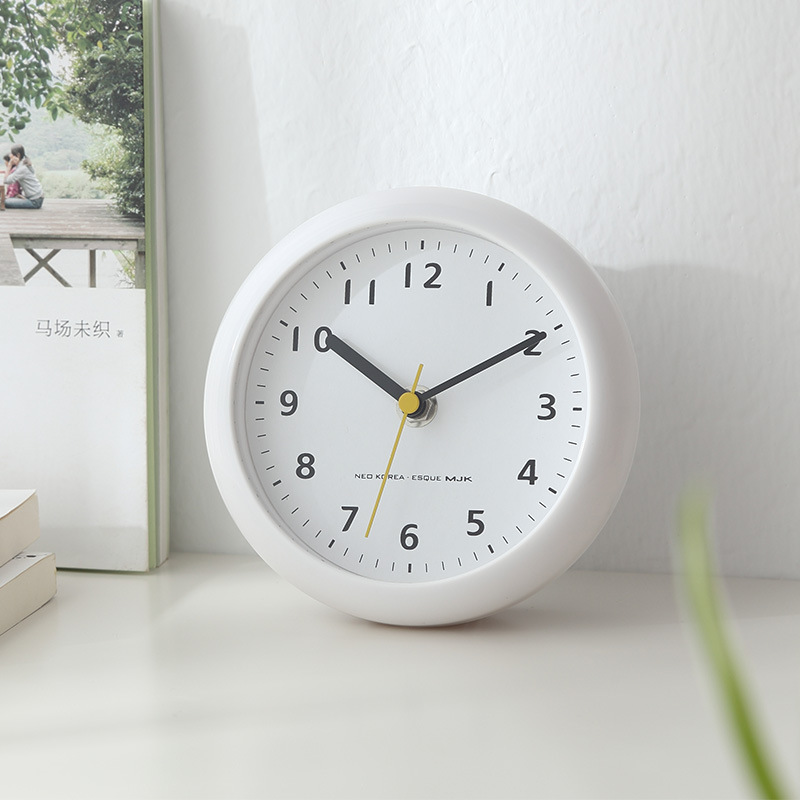 シンプルな浴室用防水吸盤式小型冷蔵庫シート時計飾り静音卓上6 - Wall Clock Silent のレビューと価格