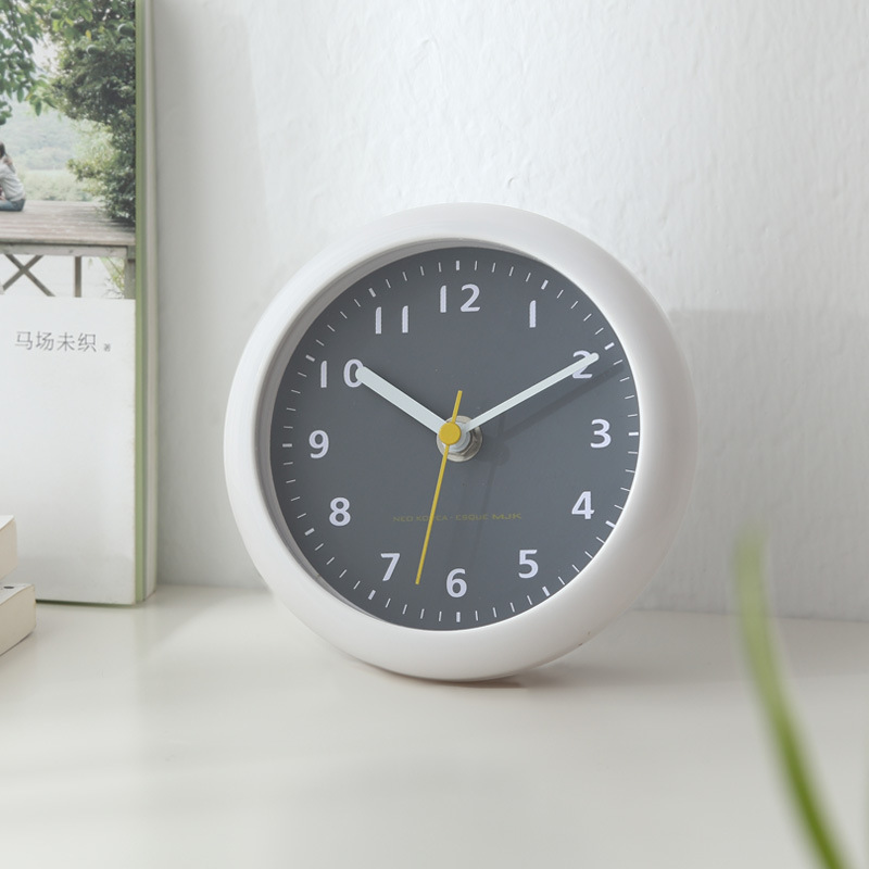シンプルな浴室用防水吸盤式小型冷蔵庫シート時計飾り静音卓上6 - Wall Clock Silent のレビューと価格