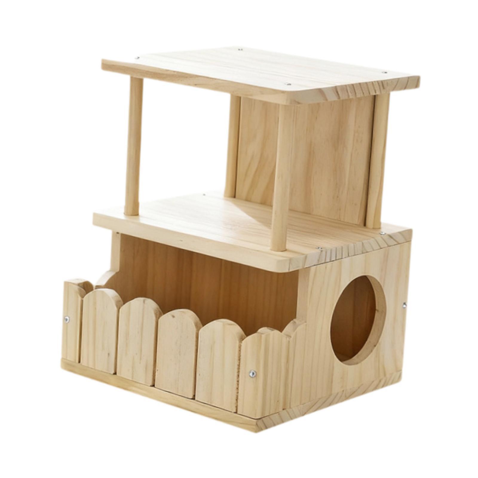 チンチラハウス木製隠れ家DIY組み立て式ハムスター飼育場おも - Home Decor Habitat のレビューと価格
