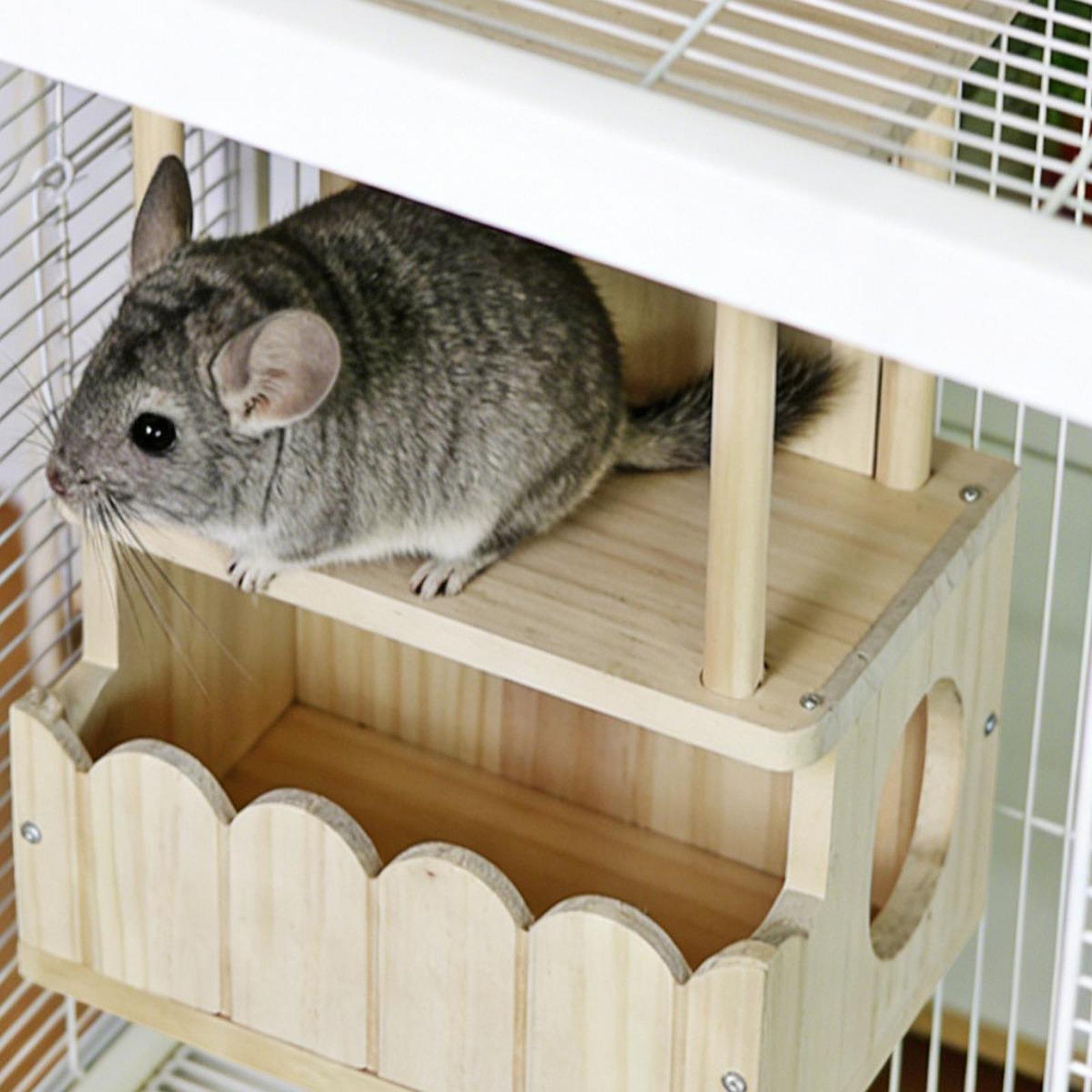 チンチラハウス木製隠れ家DIY組み立て式ハムスター飼育場おも - Home Decor Habitat のレビューと価格
