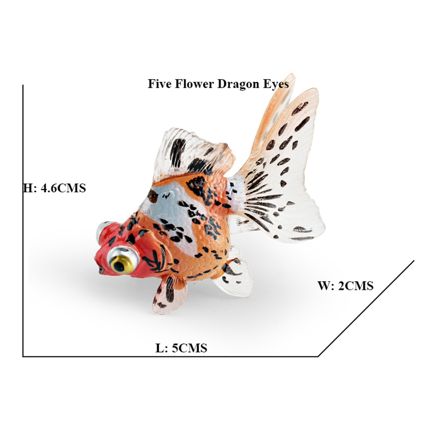 カラフルなリアルなプラスチック金魚シミュレーション偽魚浮遊水 - Review Home Decor のレビューと価格