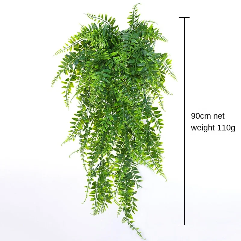 家の装飾のための造花,吊り下げられた壁の籐の植物,緑,90c - Home Decor Rattan のレビューと価格
