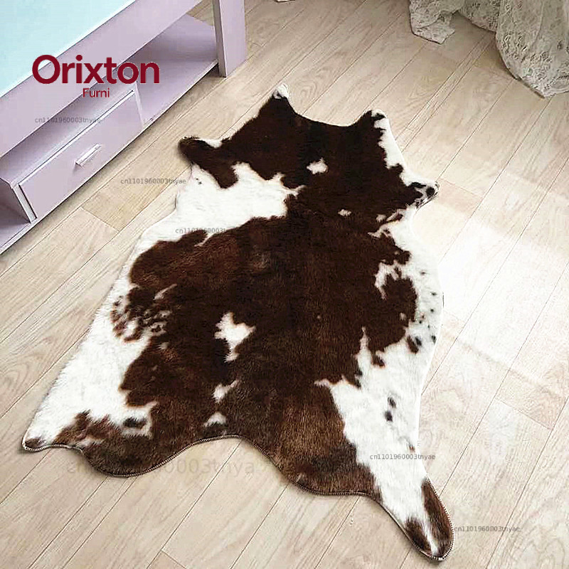 タイガープリントラグ カウレオパード タイガープリント牛革風 - Cowhide Rug Faux のレビューと価格