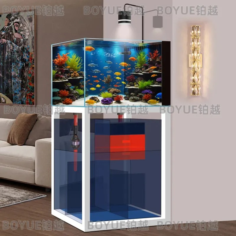 超透明ガラス製海水水槽 底面フィルター付き 小型・中型 サン - Home Decor Habitat のレビューと価格