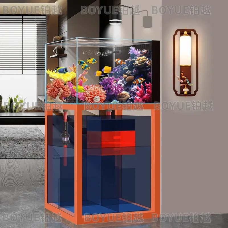 超透明ガラス製海水水槽 底面フィルター付き 小型・中型 サン - Home Decor Habitat のレビューと価格