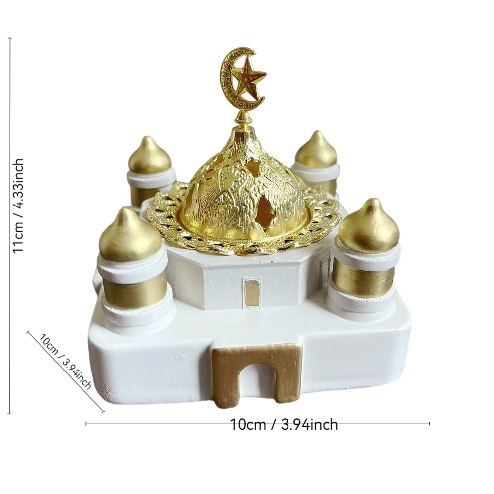 樹脂製イスラム寺院風お香立て - ラマダン、イスラム教の祝祭 - Incense Stick Holder のレビューと価格
