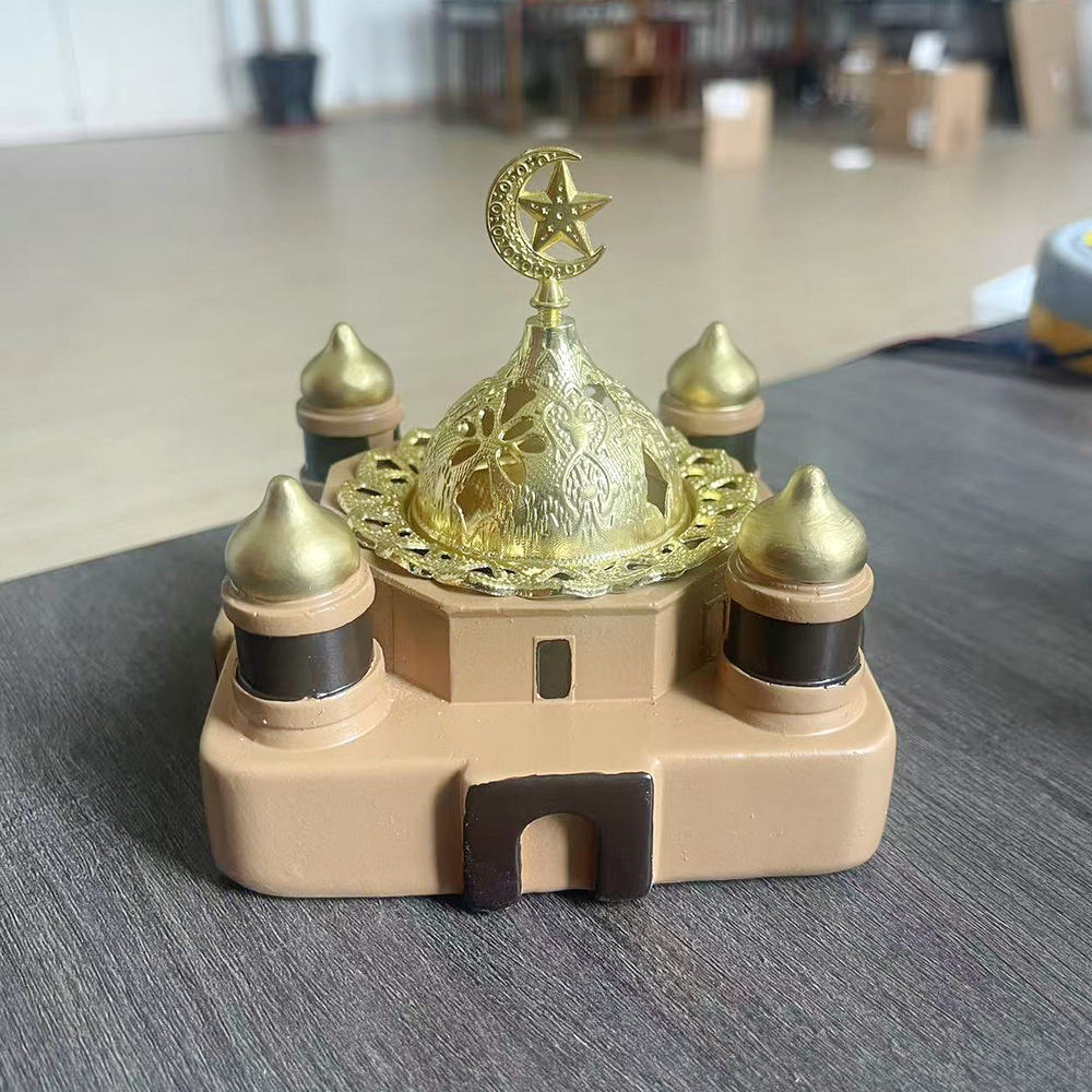 樹脂製イスラム寺院風お香立て - ラマダン、イスラム教の祝祭 - Incense Stick Holder のレビューと価格