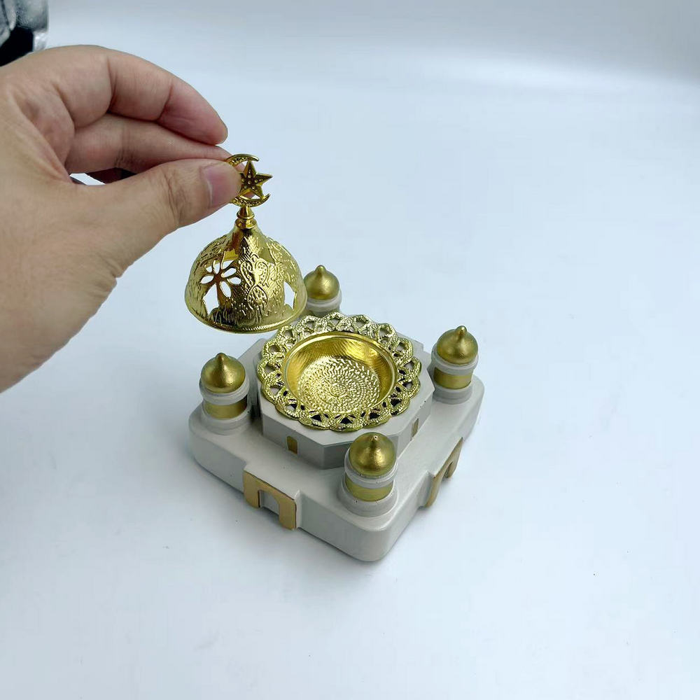 樹脂製イスラム寺院風お香立て - ラマダン、イスラム教の祝祭 - Incense Stick Holder のレビューと価格