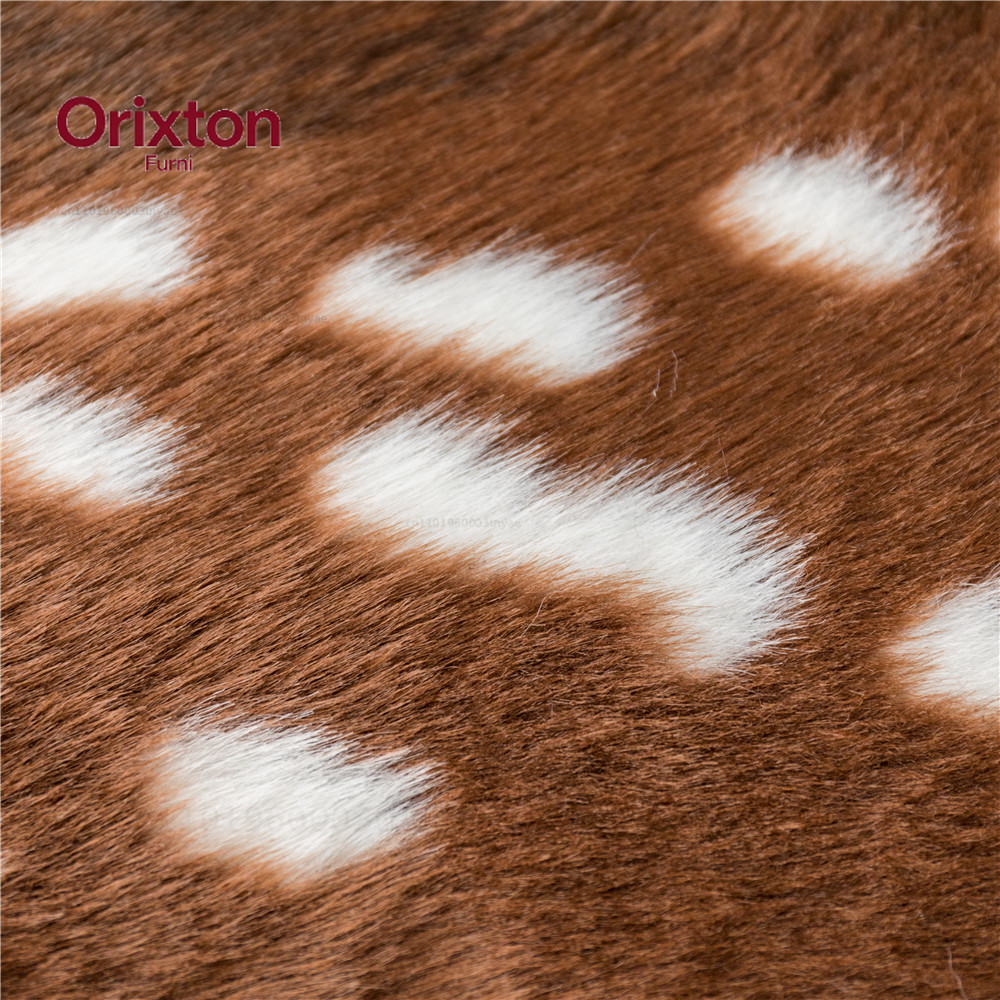 ファッションホットフェイクディアプリントカーペットベルベット - Cowhide Rug Faux のレビューと価格