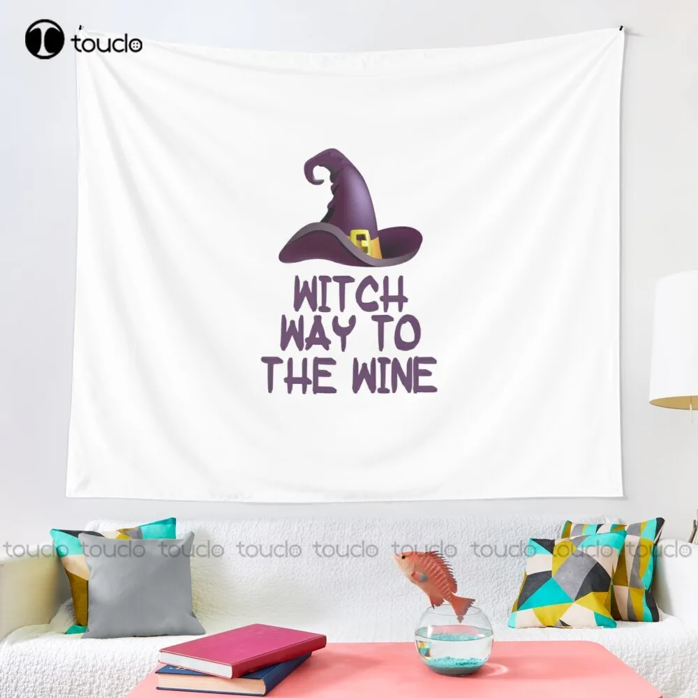 魔女の道 ワイン タペストリー リビングルーム 寝室 寮 ホ - Review Home Decor のレビューと価格