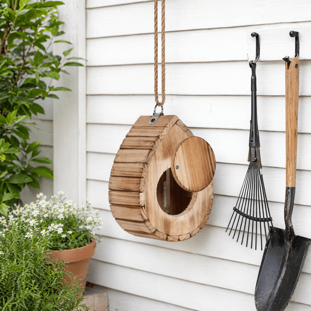 家の装飾 木製蝶の家 自然な生息地 吊り下げ式蝶の餌箱 多機 - Home Decor Habitat のレビューと価格