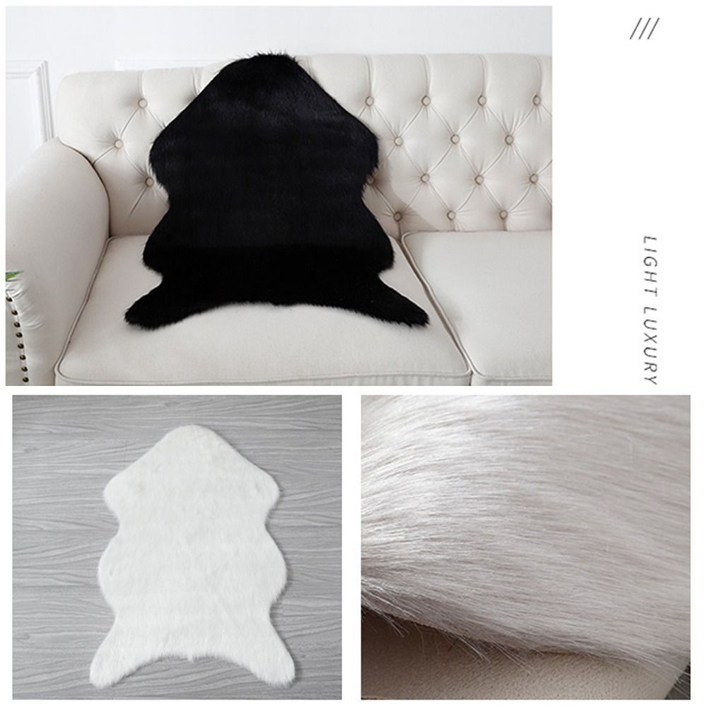 40 × 60 センチメートル新しいカーペットぬいぐるみソフ - Cowhide Rug Faux のレビューと価格
