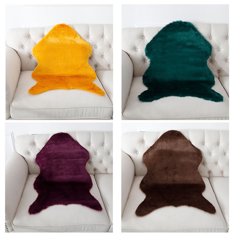 ソフトシープスキンベッドルームファーカーペット、ぬいぐるみカ - Cowhide Rug Faux のレビューと価格