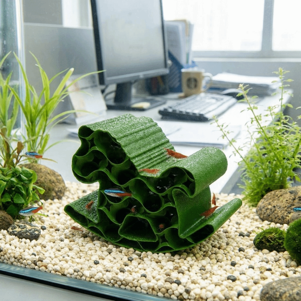 創造的な3Dプリント魚用中空シェルター、馬型シミュレーション - Home Decor Habitat のレビューと価格