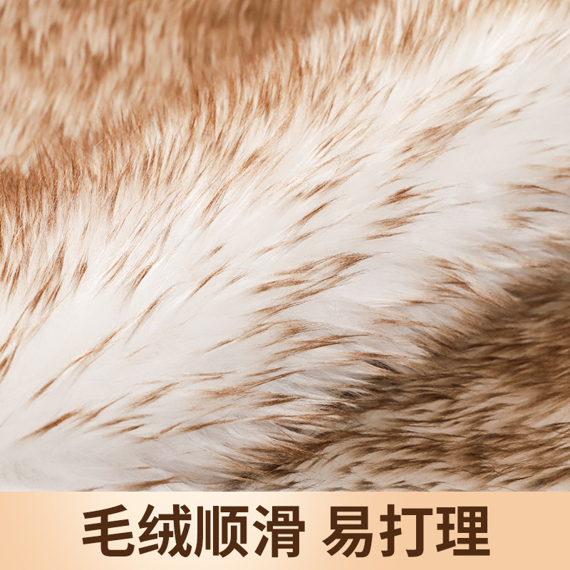 毛皮フェイク人工シープスキンカーペット洗えるシートパッドふわ - Cowhide Rug Faux のレビューと価格