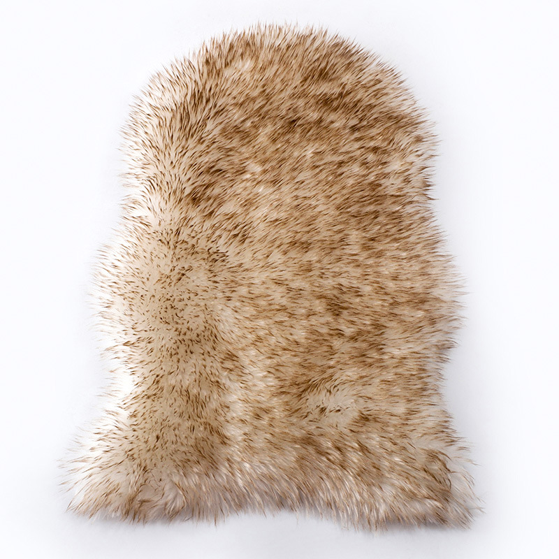 毛皮フェイク人工シープスキンカーペット洗えるシートパッドふわ - Cowhide Rug Faux のレビューと価格