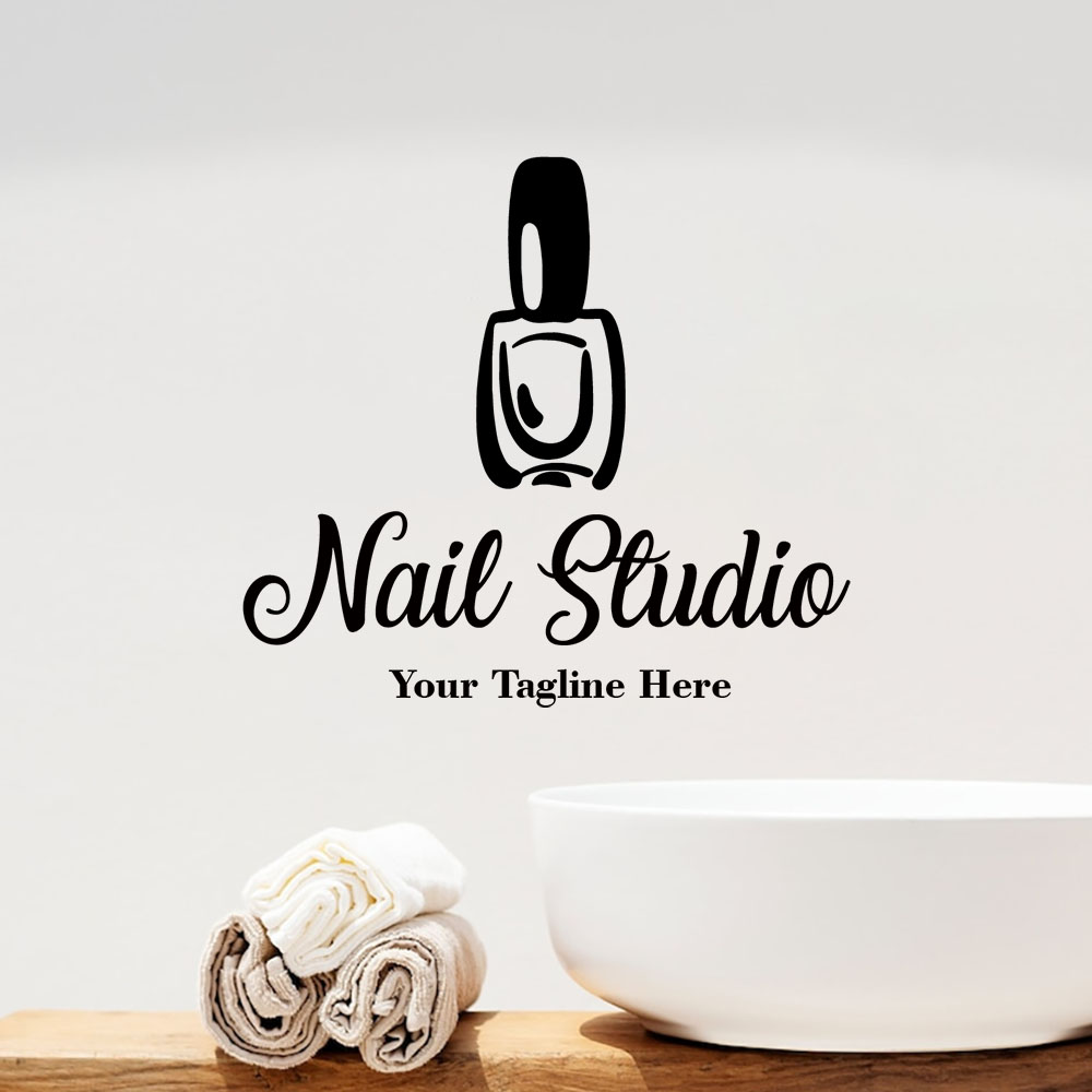 1PC 新しいマニキュアカスタマイズ可能な名前ホームデコレー - Home Decor Wall Tiles のレビューと価格