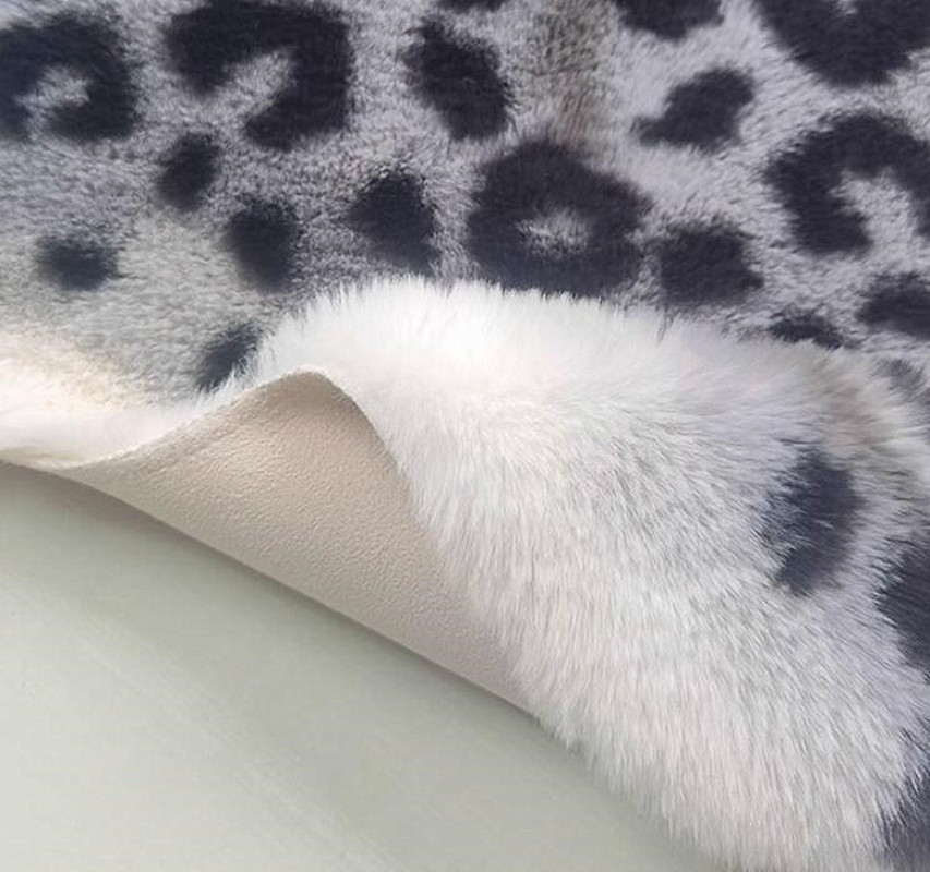 150 × 100 センチメートルヒョウ柄大型フェイク牛革ス - Cowhide Rug Faux のレビューと価格