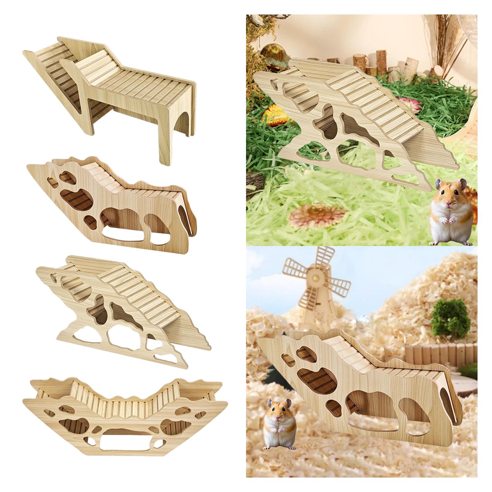ハムスターハウスと生息地、登り用はしご付き、生息地の装飾、洗 - Home Decor Habitat のレビューと価格