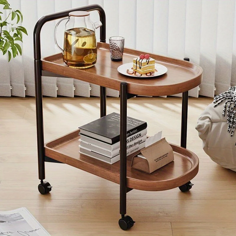 北欧スタイルのローリングサイドテーブル、車輪付きソファテーブ - Home Decor Minimalist Style のレビューと価格